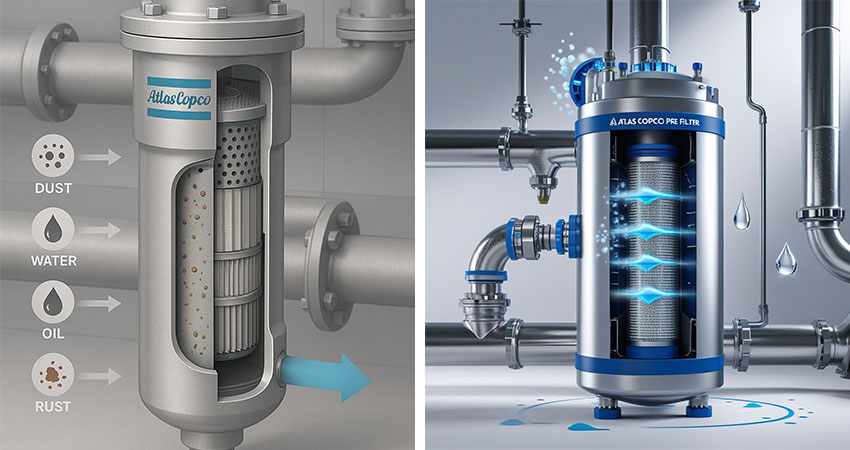 پری فیلتر (PD filter) اطلس کوپکو چیست؟