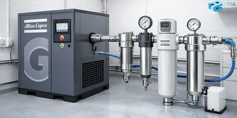 نحوه عملکرد فیلتر کمپرسور: گام به گام تا هوایی پاک