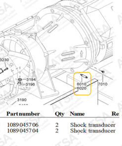 سنسور فشار اطلس کوپکو ATLAS COPCO SHOCK TRANSDUCER 1089 0457 04