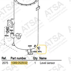 ATLAS COPCO LEVEL SENSOR 1089 0529 02