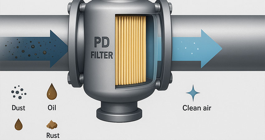 پری فیلتر اطلس کوپکو _ PD filter چیست