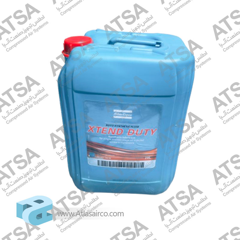 روغن کمپرسور اطلس کوپکو 2901170100 | Roto Synthetic Fluid Xtend Duty 20L
