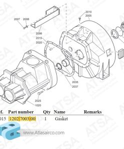 واشر کاغذی: GASKET 1202700300