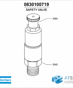 شیر اطمینان کمپرسور اطلس کوپکو 0830100719 | SAFETY VALVE