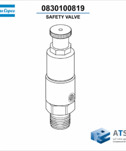 شیر اطمینان کمپرسور اطلس کوپکو 0830100819 | Safety Valve GA450-GA500