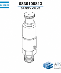شیر اطمینان کمپرسور اویل فری اطلس کوپکو 0830100813 | Safety Valve ZT160-ZT275